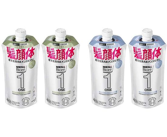 Мужской гель для головы, волос, лица и тела KAO MENs BIORE ONE