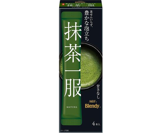 Японский матча-капучино тонизирующий напиток AGF