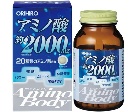 Аминокислоты BCAA 2300 для роста мышц и повышения активности ORIHIRO