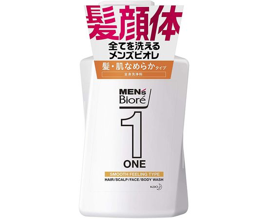 Мужской гель для головы, волос, лица и тела KAO MENs BIORE ONE