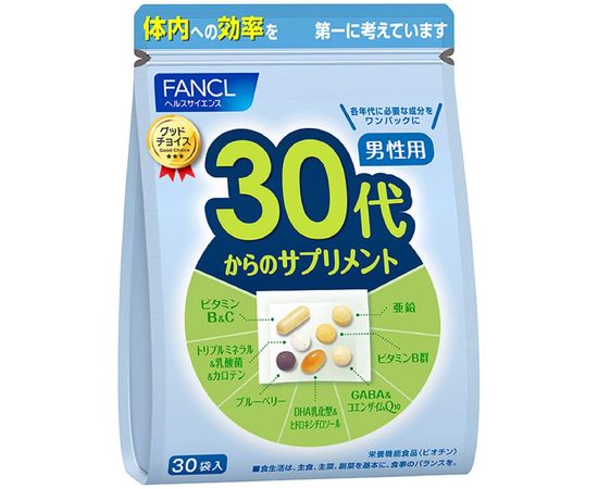 Комплекс витаминов FANCL для мужчин после 30 лет