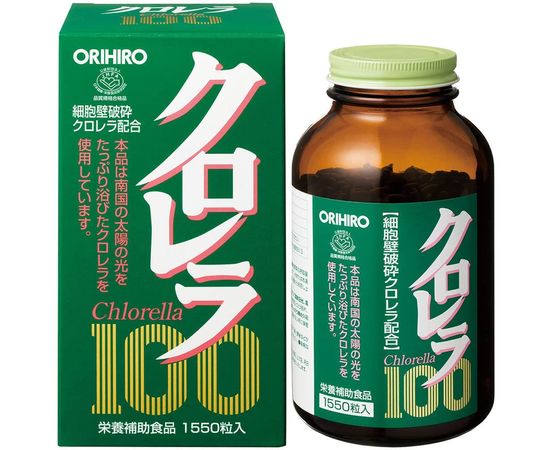 Хлорелла для очищения организма и насыщения витаминами и минералами ORIHIRO