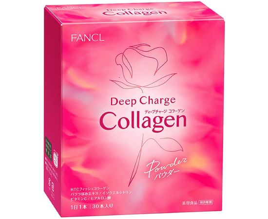 Низкомолекулярный коллаген в порошке для поддержания кожи FANCL Deep Charge