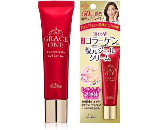 Крем-гель для восстановления сухой кожи вокруг глаз KOSE Grace One Concentrate