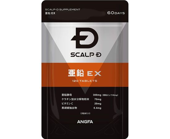Комплекс для восстановления структуры волос SCALP-D Zinc EX ANGFA