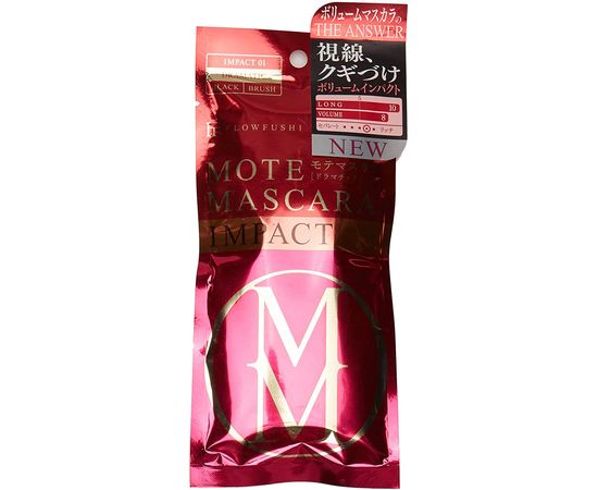 Тушь для ресниц Flowfushi Motemascara Impact для удлинения и объема