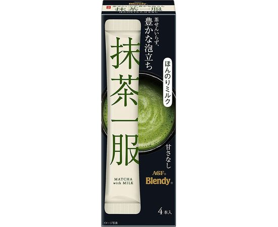 Японский матча-капучино тонизирующий напиток AGF