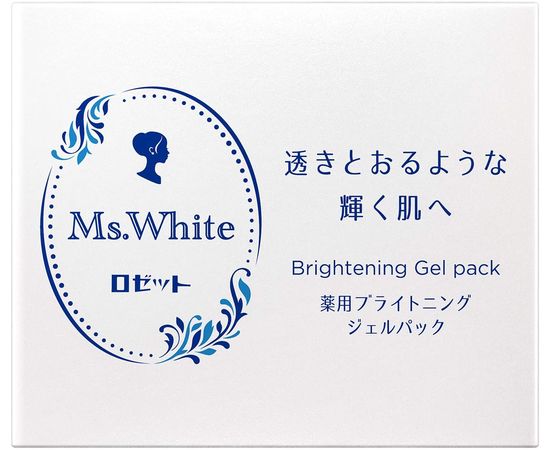 Маска для профилактики пигментации и глубокого увлажнения Rosette Ms. White Brightening Gel Pack