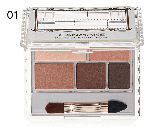 Матовые тени для век без заметного блеска CANMAKE Perfect Multi Eyes