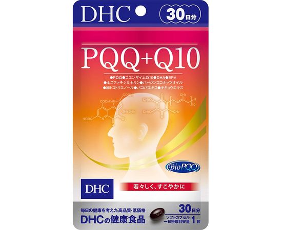 Витамины PQQ＋Q10 для улучшения памяти и концентрации внимания DHC