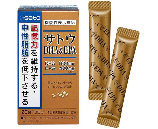 Японский комплекс с DHA & EPA Sato DHA & EPA