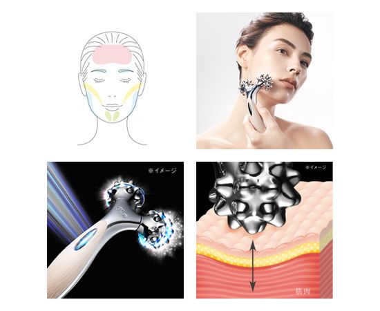 Массажер для лица, улучшает кровообращение MTG ReFa Rhythm