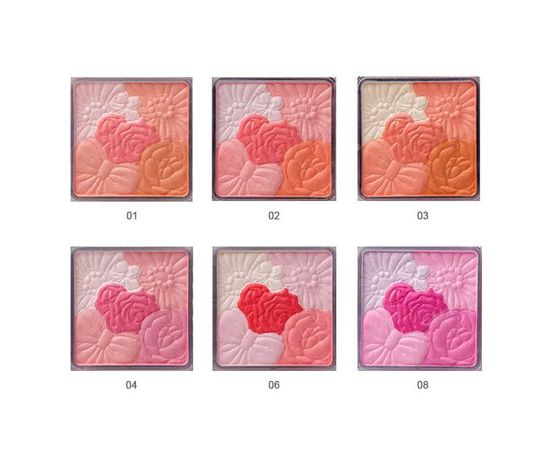 Пудровые румяна  CANMAKE Glow Fleur Cheeks